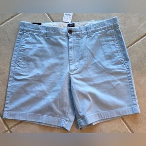 NEW J Crew 7" Inseam Size 33 Mens Blue Shorts NWT Preppy Golf Travel
